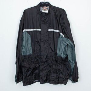 River Road Raingear High N Dry Motorcycle Windbreaker‎ Jacket Men's Size 2XL
